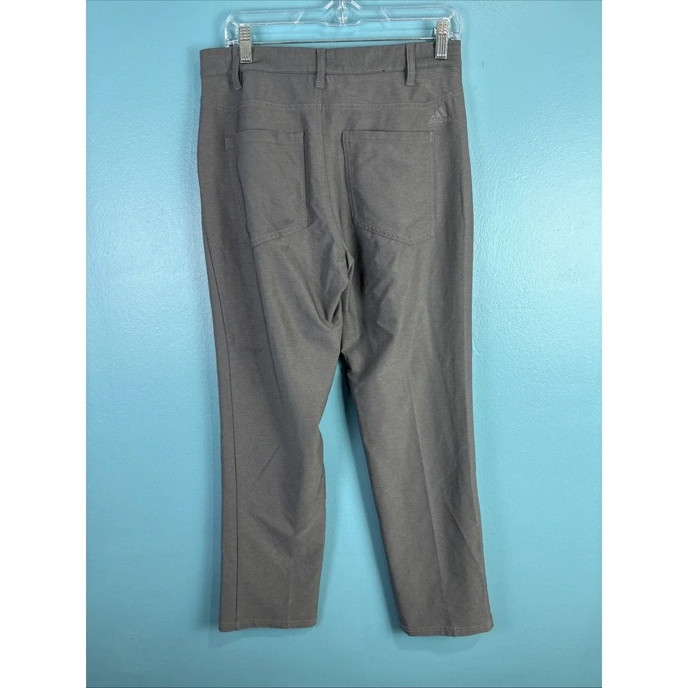 adidas Tapered Golf Pants Men 30x32 Fit 30 Gray Performance Stretch Preppy